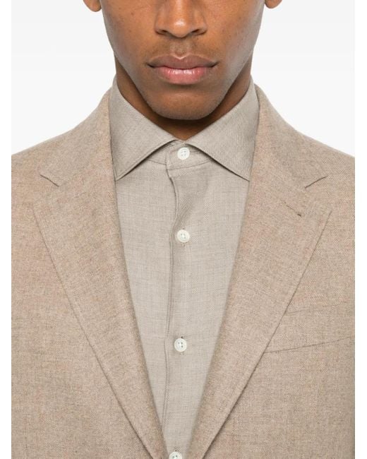 Zegna Natural Button-Up Jacket for men