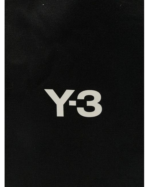 Y-3 Black Canvas Tote