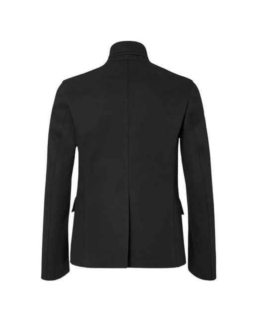 Fendi Black High-Neck Flap-Pocket Jacket for men
