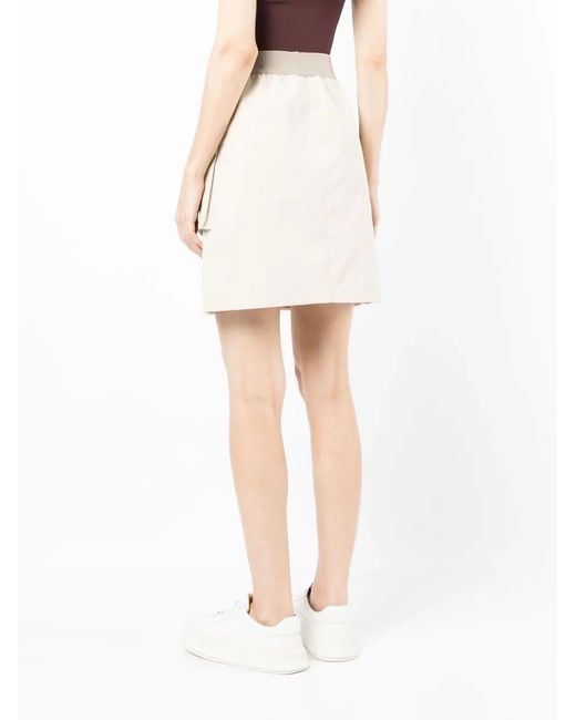 Fear Of God White A-Line Cargo Mini Skirt