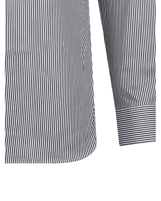 SELECTED Blue Striped Shirt for men
