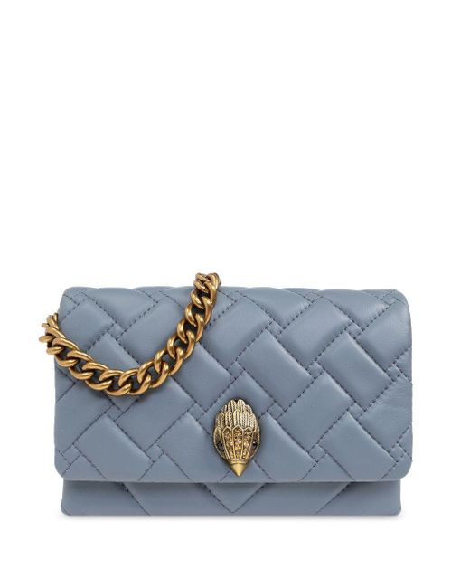 Kurt Geiger Blue Mini Kensington Shoulder Bag