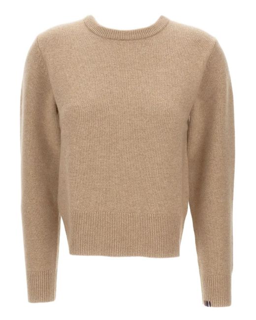 Extreme Cashmere Natural Jeanne Crew-Neck Cashmere Sweater