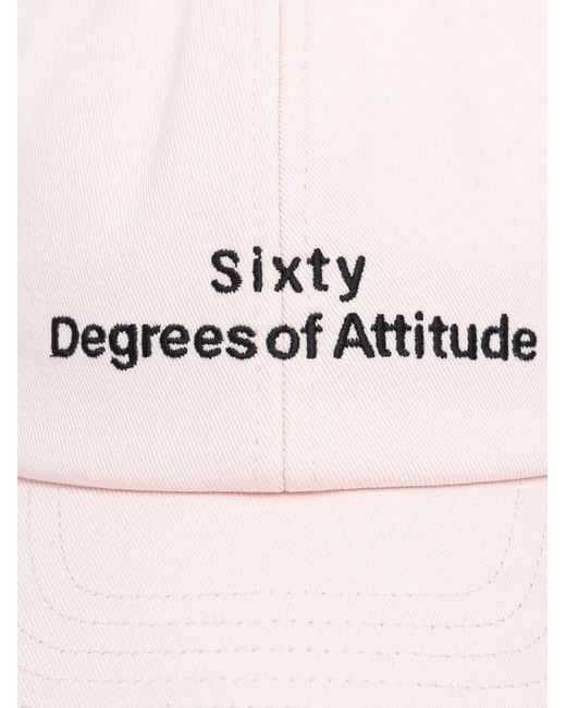 Miss Sixty Pink Studded Slogan-Embroidered Cap