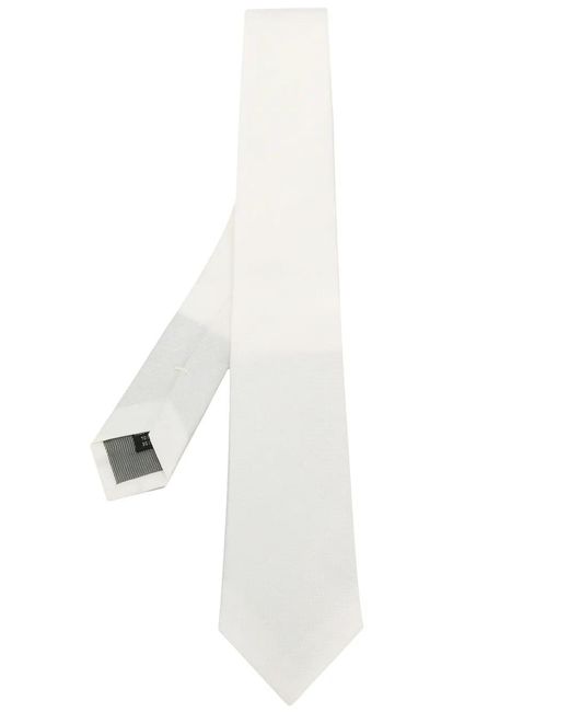 Cravate Classique Dell'Oglio pour homme en coloris White