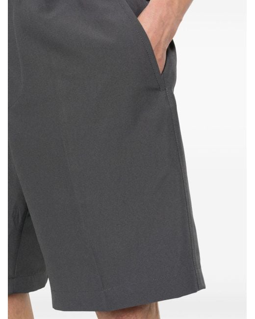 OAMC Gray Press-crease Twill Shorts for men