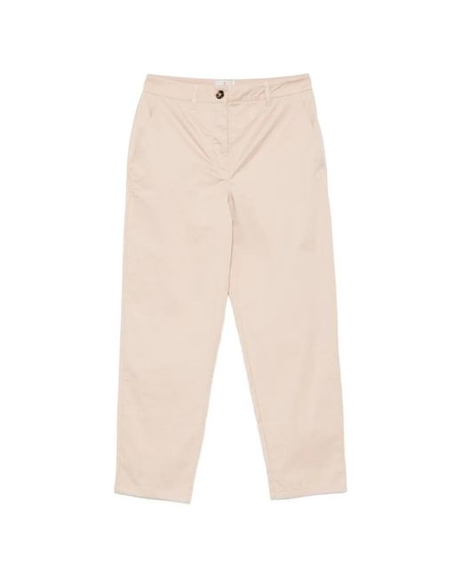 Marella White Buttoned Trousers