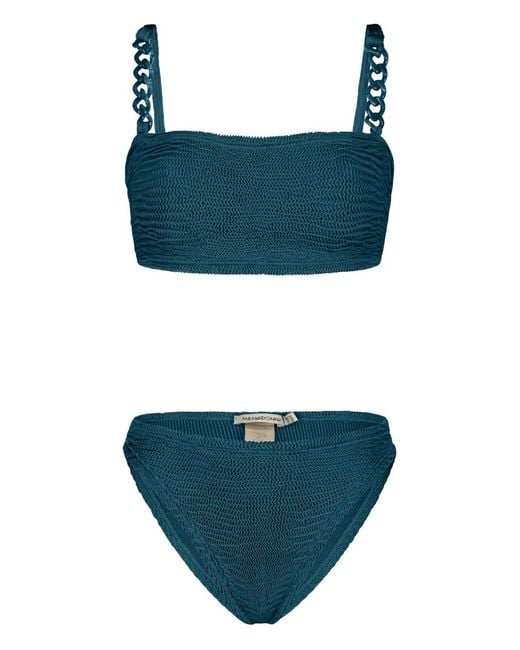 Paramidonna Blue Penelope Chain-Straps Bikini