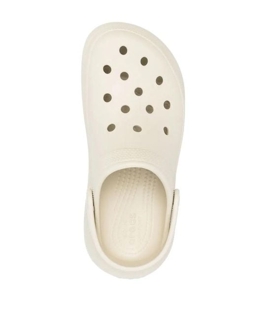 CROCSTM White Crush Slingback Clogs for men