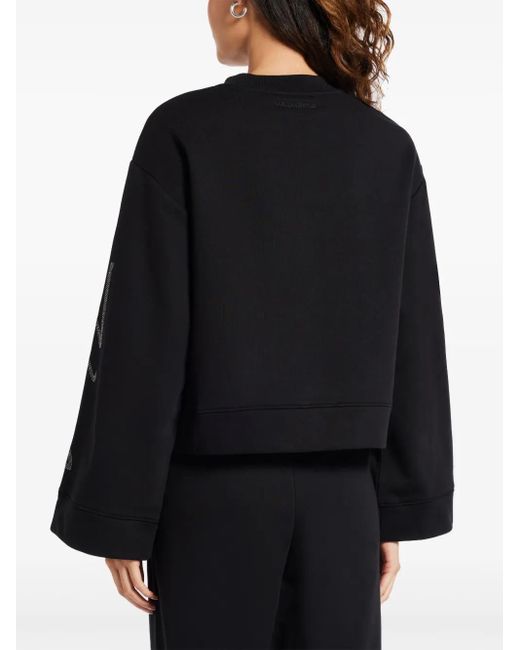 Karl Lagerfeld Sweater Met Geborduurd Logo in het Black