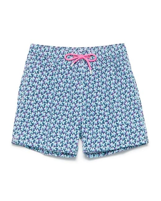 メンズ Mc2 Saint Barth Comfort Light トランクス水着 Blue