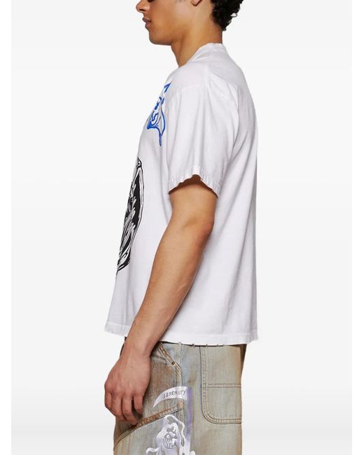 Warren Lotas White Gargoyle T-Shirt for men