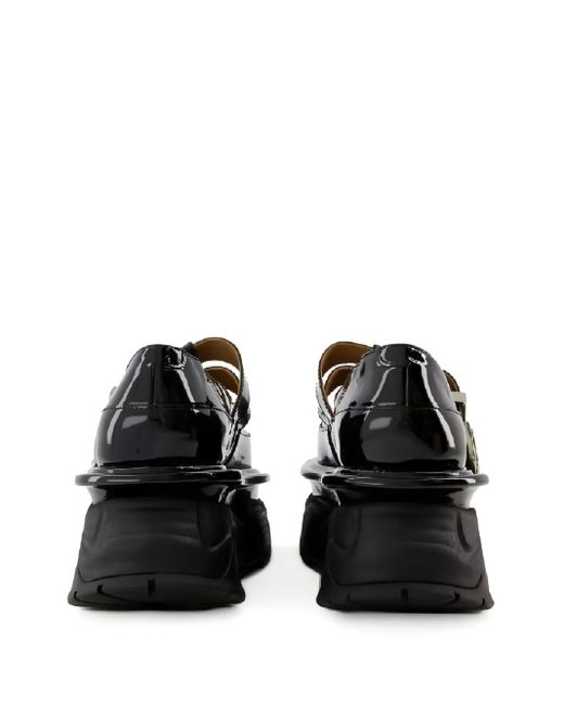 Toga Black Platform Loafers
