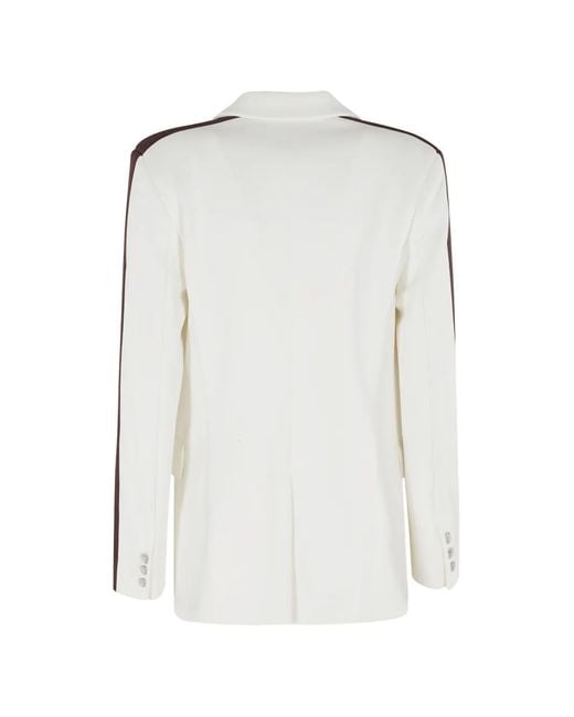 Casablanca White Stripe Blazer