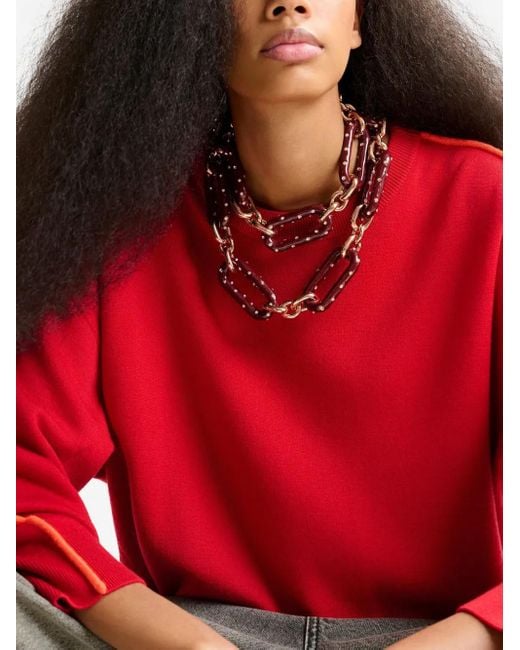 Essentiel Antwerp Red Iruby Sweater