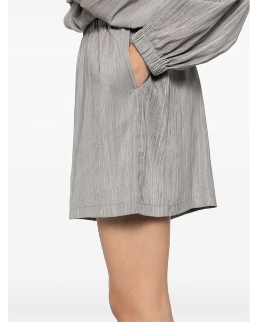 B+ AB Gray Track Jacket Shorts Set