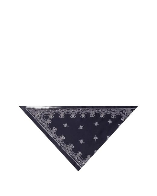 Destin Blue Paisley Polka-Dot Bandana for men