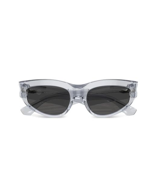 Burberry Gray Transparent Cat-Eye Sunglasses