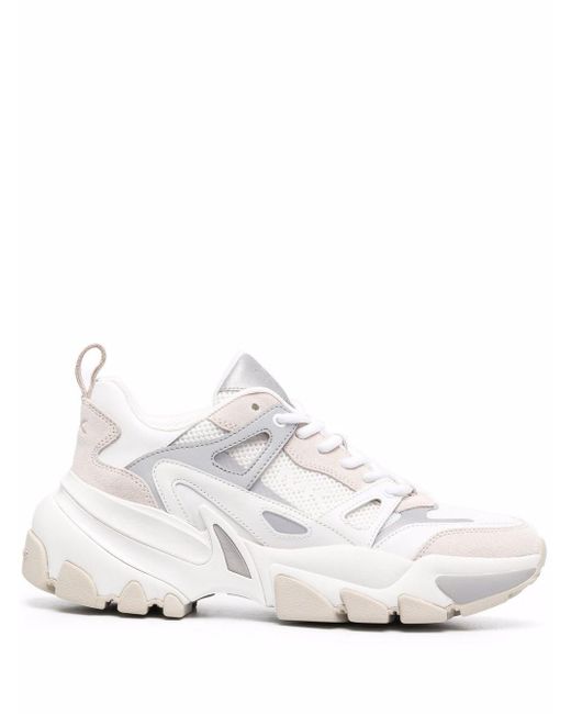 Michael Kors Nick Panelled Chunky Sneakers in White for Men | Lyst Canada