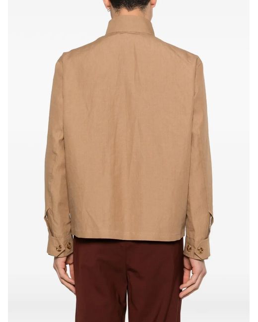 Lardini Natural Paribet Zip-Fastening Jacket for men