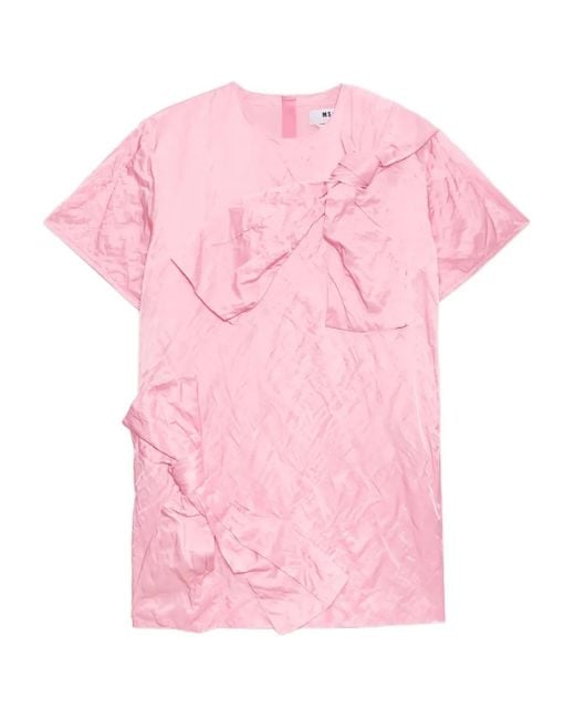 MSGM Mini-Jurk Met A-Lijn in het Pink
