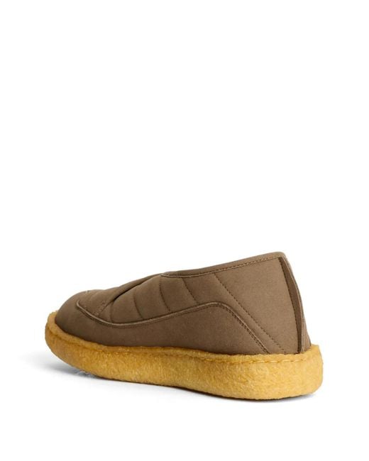 Roa Brown Nuvolau Quilted Loafers for men