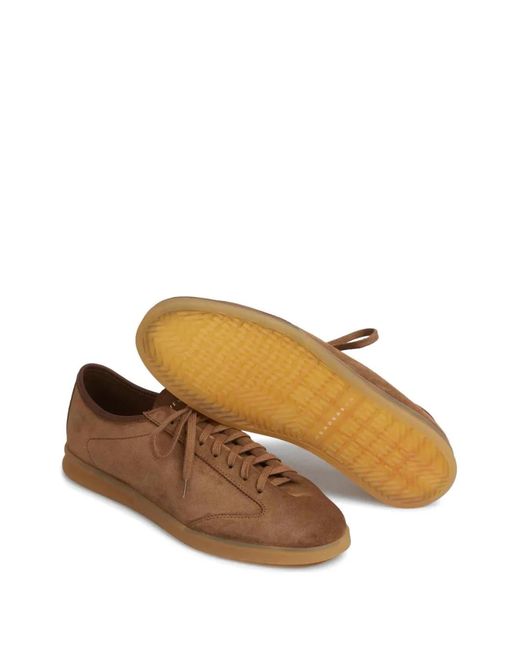 Henderson Brown Suede Sneakers for men