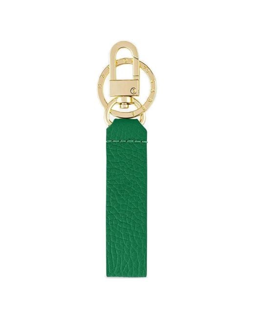 Maison De Sabre Green Upcycled Leather Keychain