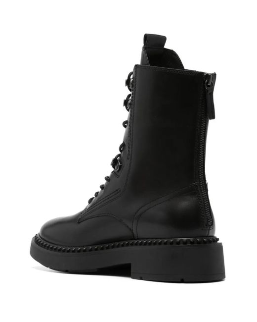Ash Black Marlow Leather Boots