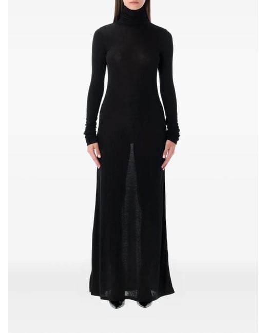 THE GARMENT Black Roll-Neck Maxi Dress