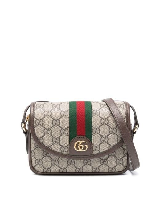 Gucci Brown Ophidia GG Mini Bag