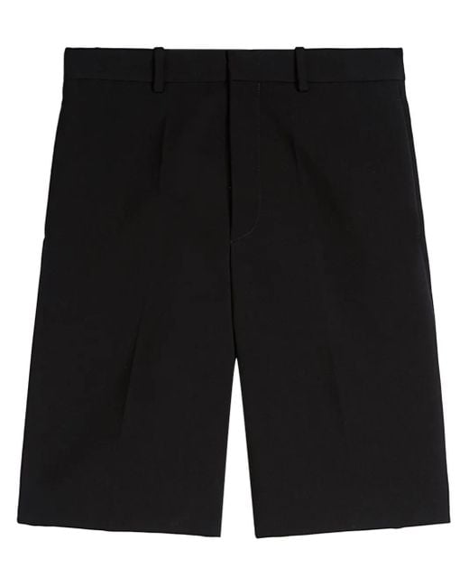 Jil Sander Black Tailored Shorts for men
