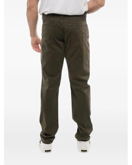 Corneliani Black Five-Pocket Trousers for men