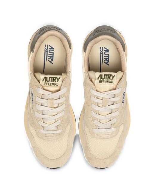Autry White Reelwind Low Sneakers for men