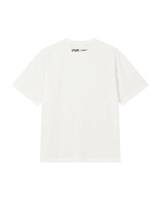 Studio Tomboy X White Crew-Neck T-Shirt for men