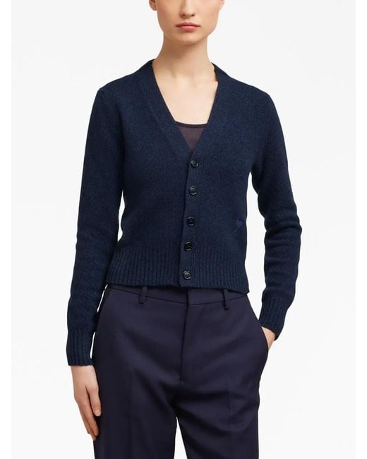 AMI Blue Ami De Coeur Cardigan