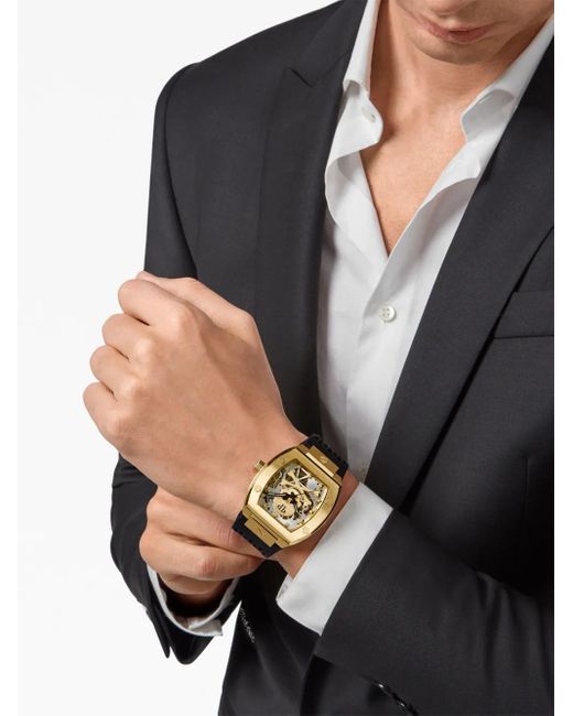 Philipp Plein White The $Keleton Watch for men