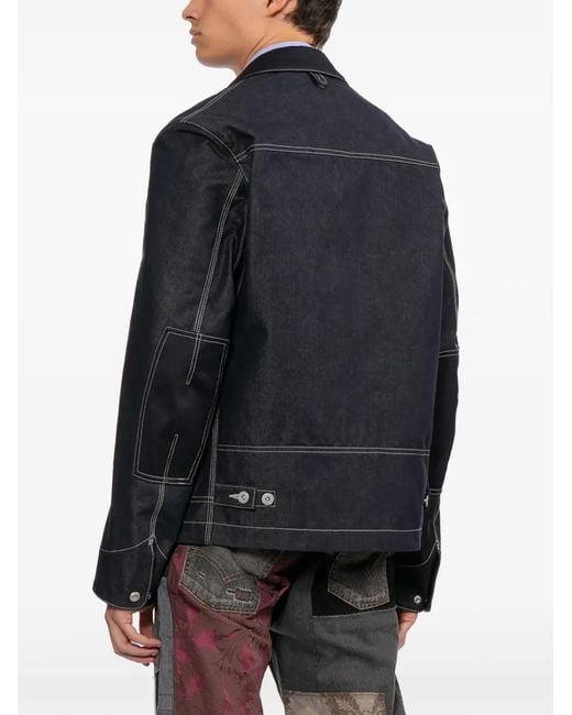 Junya Watanabe Blue Redyed Denim Jacket for men