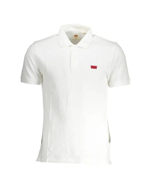 Levi's White Polo À Patch Logo for men