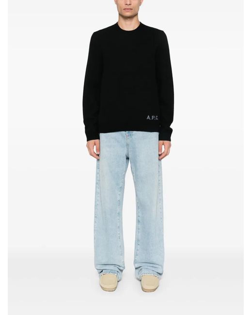 A.P.C. Black Sweaters for men