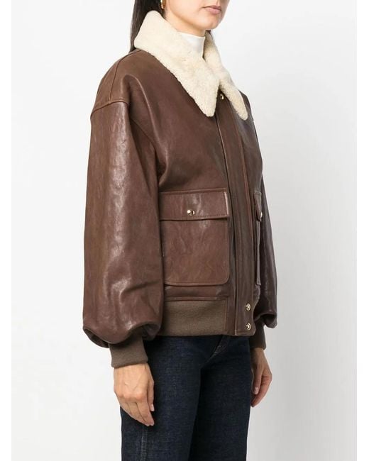 Khaite Brown The Shellar Lambskin Jacket