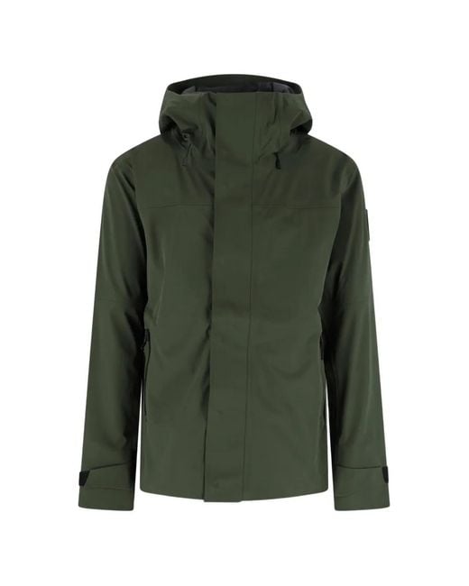 Canada Goose Green Rain Jacket “Rupert Bd” for men
