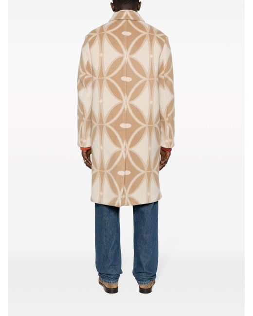 Manteau en laine à motif géométrique Etro pour homme en coloris Natural