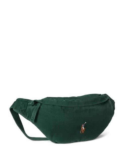 Polo Ralph Lauren Green Embroidered Logo Belt Bag for men