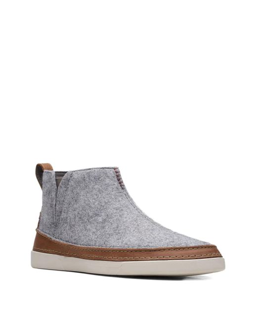 Clarks Brown Gereld Easy Chelsea Boots for men