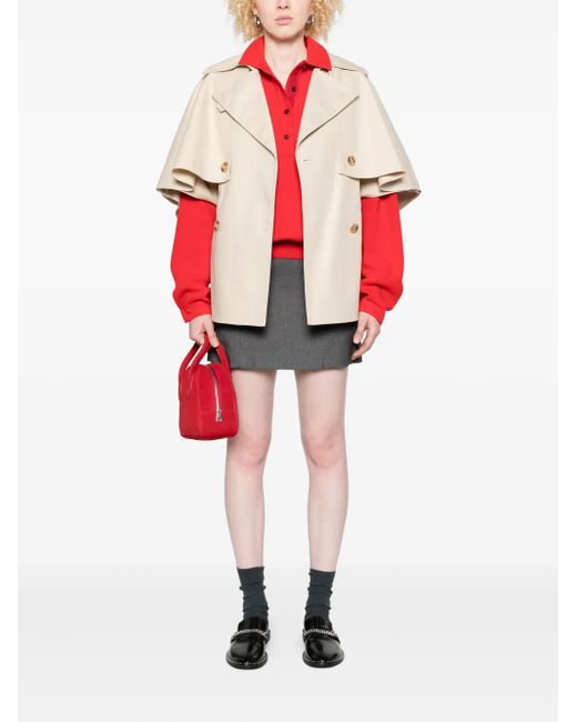 DUNST Gray High-Waisted A-Line Skirt