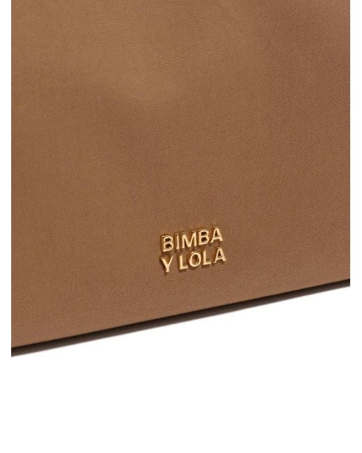 Bimba Y Lola Brown Small Chihuahua Top-Handles Tote Bag