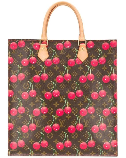 Bolso shopper de edición limitada con monograma y cerezas Louis Vuitton de color Brown