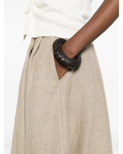 Co.Go Natural Asymmetric Maxi Skirt