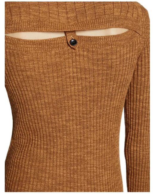 Top con espalda abierta Proenza Schouler de color Brown